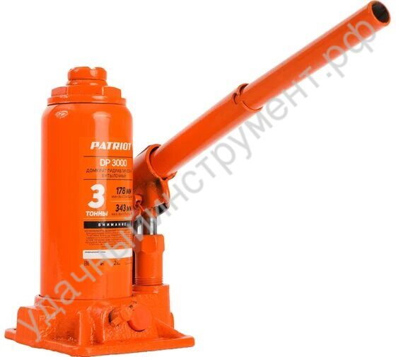 Домкрат бутылочный Patriot DB 3000 3T