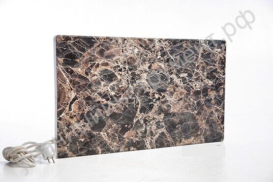 Обогреватель кварцевый Теплосиб МКТЭО 1 Мрамор коричневый, с вилкой